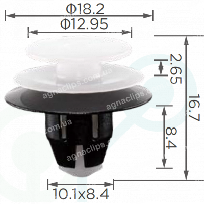 C 3775 Кліпса Toyota Lexus 6339512150 6777133030