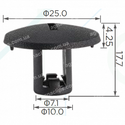 C 3785 Кліпса Geely BYD 1024588800 BYDQ834S03