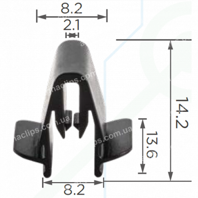 C 3786 Кліпса Geely BYD 1020568400 BYDQ836B01