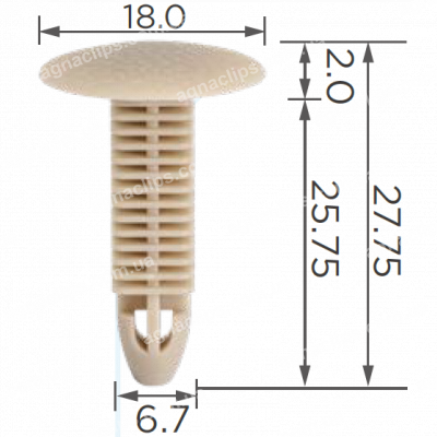 C 3788 Кліпса Geely BYD 1025364600 BYDQ832S04