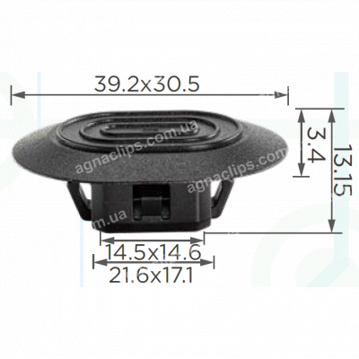 C 3816 Кліпса Toyota 769240K020 7692412030