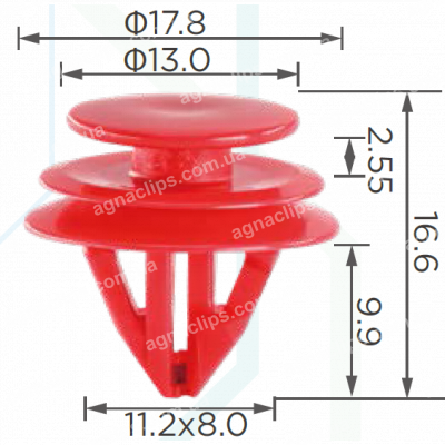 C 3836 Кліпса Toyota Lexus 9046709240