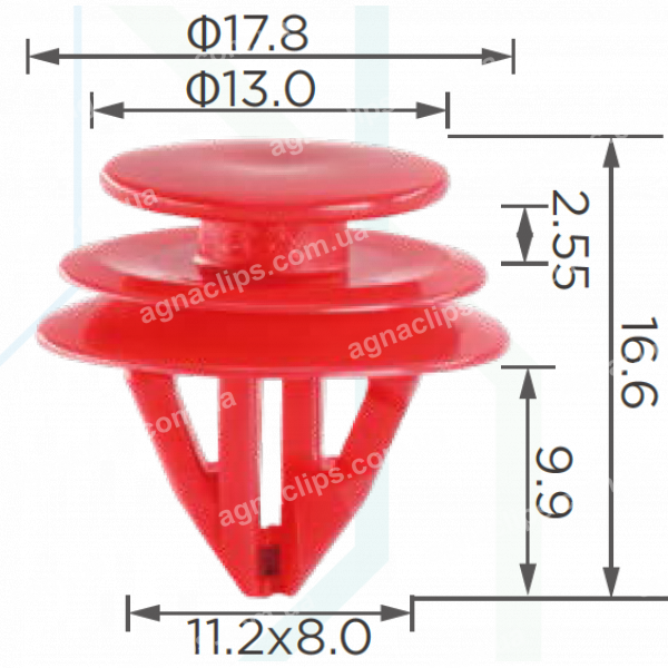 C 3836 Кліпса Toyota Lexus 9046709240