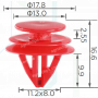 C 3836 Кліпса Toyota Lexus 9046709240