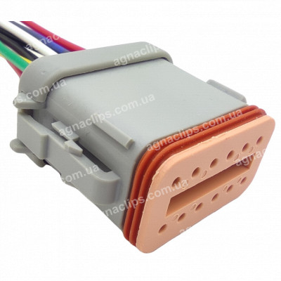 RP1220 Роз'єм 12-к Deutsch DT06-12S відп. частина RP1221