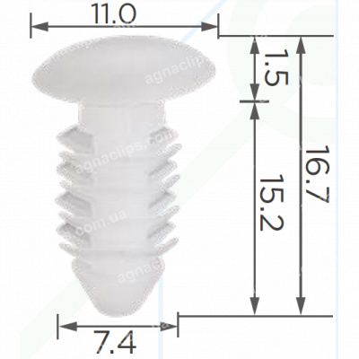 C 3904 Кліпса універсальна