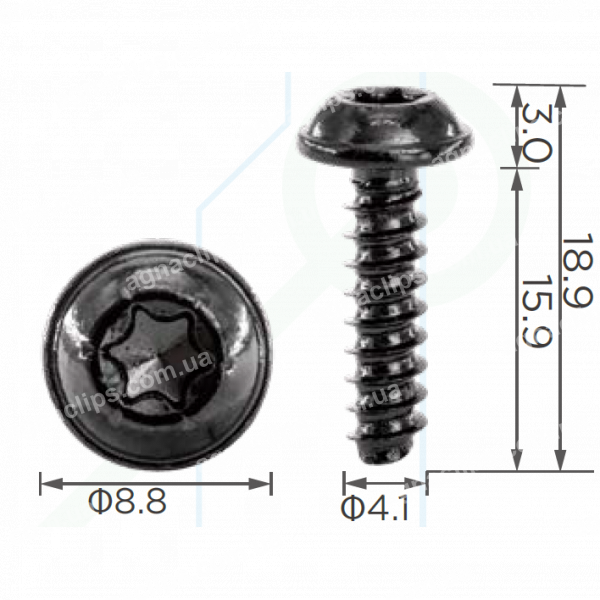 H 2373 Саморіз Ford 4x16 W506945S450B