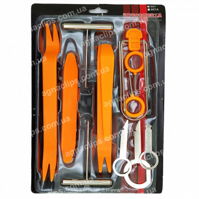 LT126 Набір знімачів автомобільної обшивки та магнітоли 13 шт.