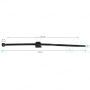 C 3821 Хомут проводки VW Audi 3D0971838M 4.7х200mm з EdgeClips