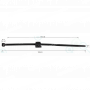 C 3821 Хомут проводки VW Audi 3D0971838M 4.7х200mm з EdgeClips