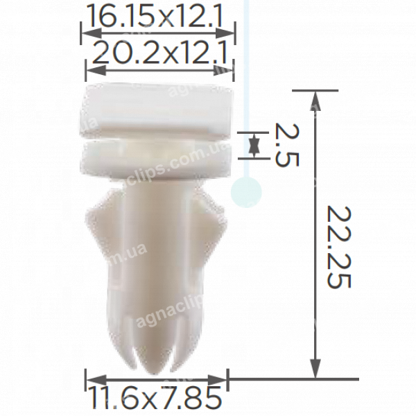 C 3881 Кліпса Mercedes A0019914871