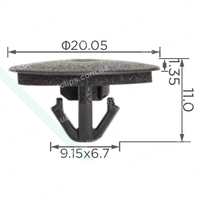 C 3892 Кліпса Toyota Lexus 9046707223