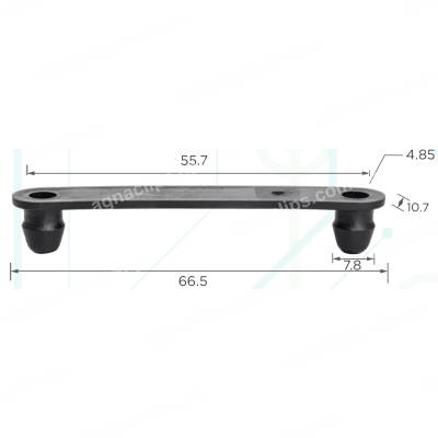 C 3916 Хомут проводки L=66.5mm