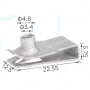 H 2390 Скоба M4 GM Buick Cadillac Chevrolet GMC 11548580