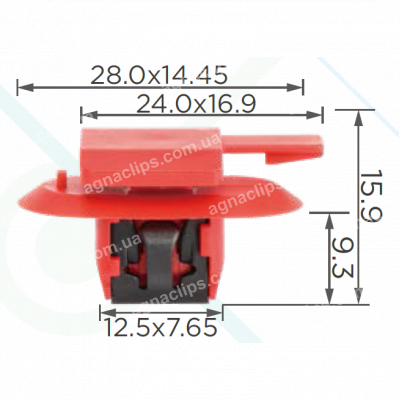 C 3767 Кліпса GM Chevrolet 11547026