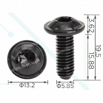 H 2399 Гвинт M6x16 Citroen Peugeot Opel 6924H2