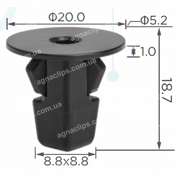 C 3903 Кліпса Toyota Lexus 90189A0002