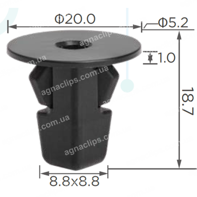 C 3903 Кліпса Toyota Lexus 90189A0002