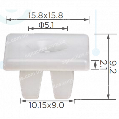 C 3907 Кліпса VW 1196781