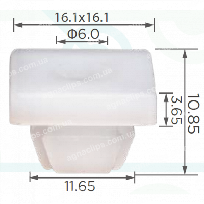 C 3908 Кліпса VW GM 3921446