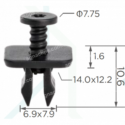 C 3790 Кліпса Geely 6073122600