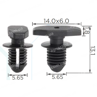 C 3831 Кліпса VW 3D0823717