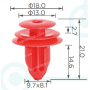 C 3838 Кліпса Toyota Lexus 9046709232