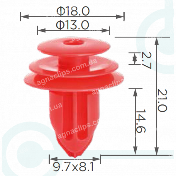 C 3838 Кліпса Toyota Lexus 9046709232