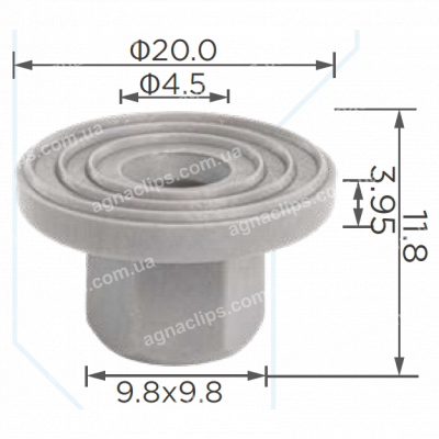 C 3866 Кліпса VW Audi Seat Skoda 8E0825265C
