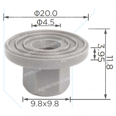 C 3866 Кліпса VW Audi Seat Skoda 8E0825265C