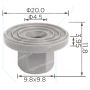 C 3866 Кліпса VW Audi Seat Skoda 8E0825265C
