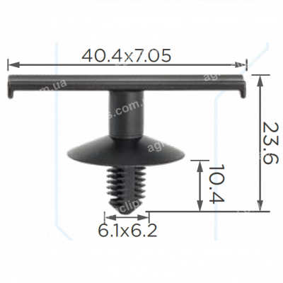 C 3871 Кліпса проводки