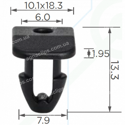 C 3872 Кліпса Peugeot Citroen 871084