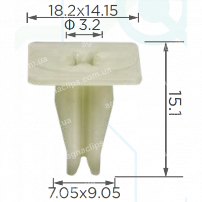 C 3875 Кліпса BMW 51718242741