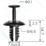 C 3835 Кліпса VW Skoda Audi Seat N91158501