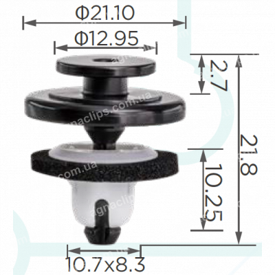 C 3883 Кліпса Honda 91513T6A003