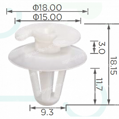 C 3891 Кліпса Ford 1684265 9V4114197AA