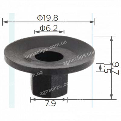 C 3894 Кліпса Citroen Peugeot 712731