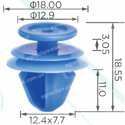 C 3898 Кліпса BMW Volvo Renault Peugeot 51139804996 30648141 8200909084 6991Z1
