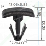 C 3943 Кліпса Peugeot Citroen 9677359880