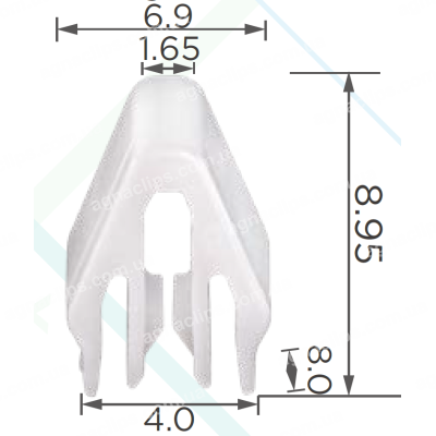 C 4010 Кліпса TESLA 1496105-00-B