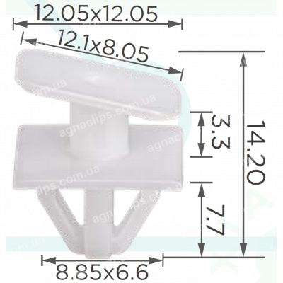 C 4011 Кліпса Honda 90602TK6A00
