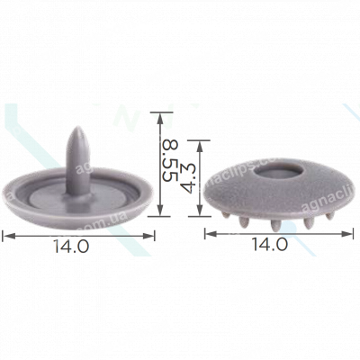 C 4012 Кліпса Toyota 7321933020
