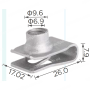 H 2391 Скоба GM M8x1.25 11503455 11504288