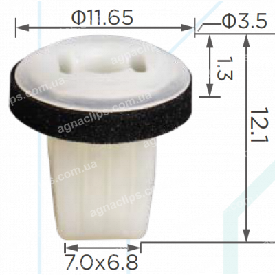 C 3951 Кліпса Tesla 1003209-00-A
