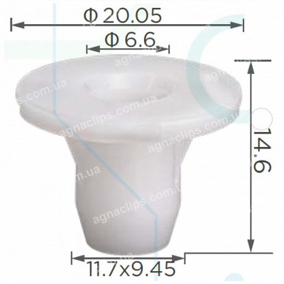 C 3953 Напрямна фари Tesla Model 3 / Model Y 1473202-00-A