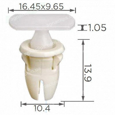 C 4034 Кліпса Mercedes A0019889781 + A0019887681