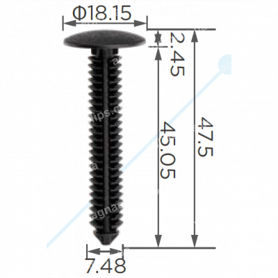 C 4037 Кліпса універсальна