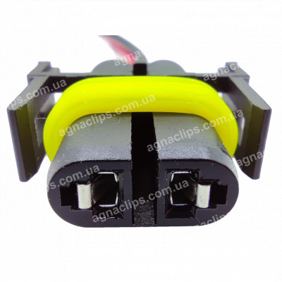 RP202 Роз'єм MG652520-5 автолампи H 11 2-конт. серії 2.8мм