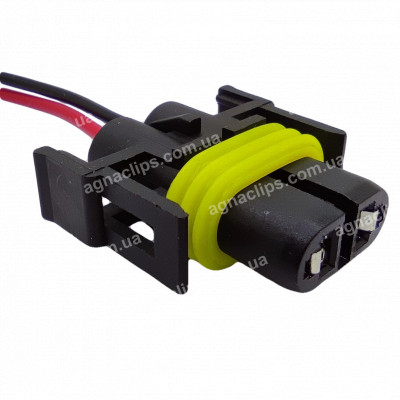 RP202 Роз'єм MG652520-5 автолампи H 11 2-конт. серії 2.8мм